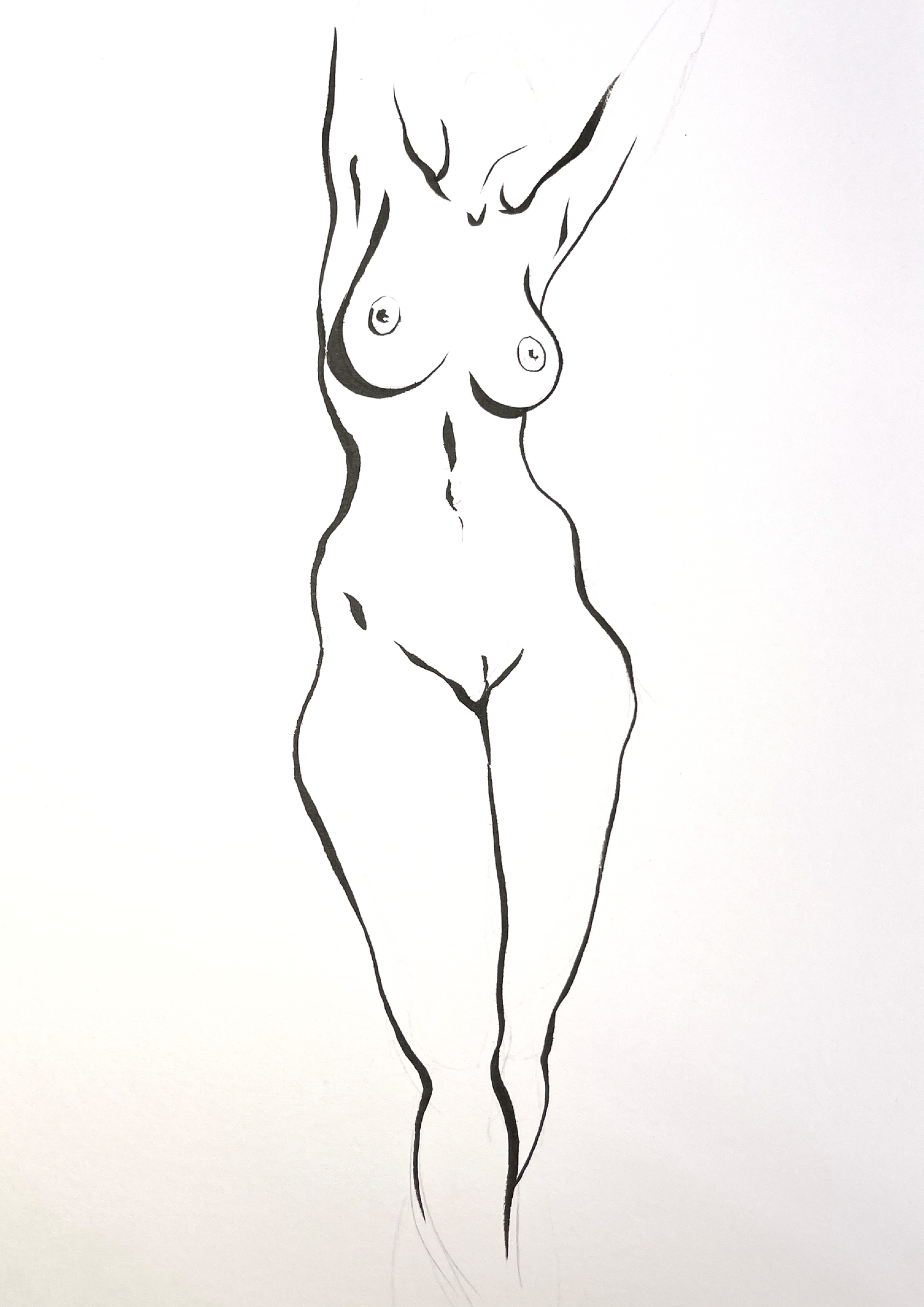 Female Form: Original Sketches